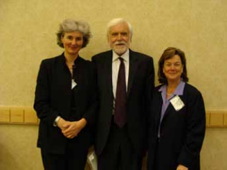 Left to right: European Director Fiona Godlee, Congress Director Drummond Rennie, and Congress Coordinator Annette Flanagin.