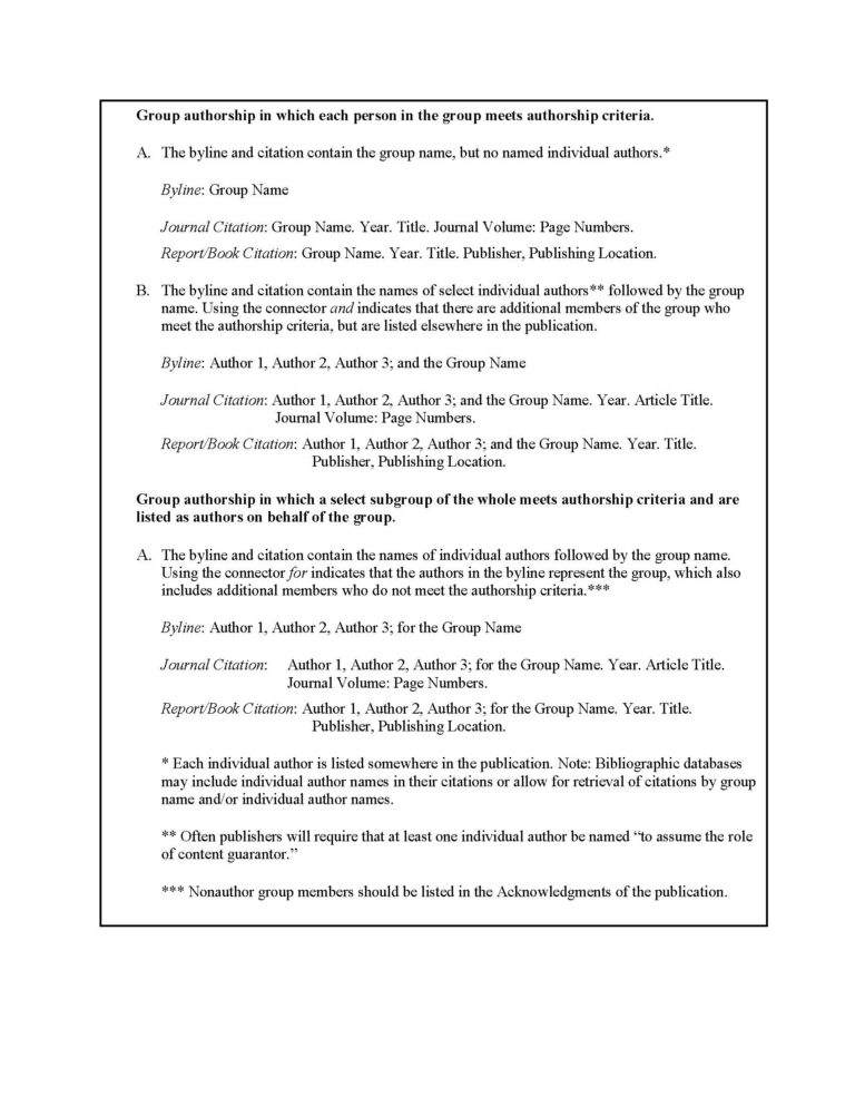 Authorship guidelines for scientific papers image