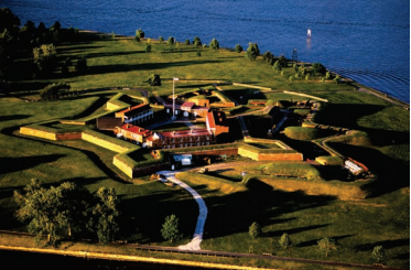 Aerial view of Fort McHenry