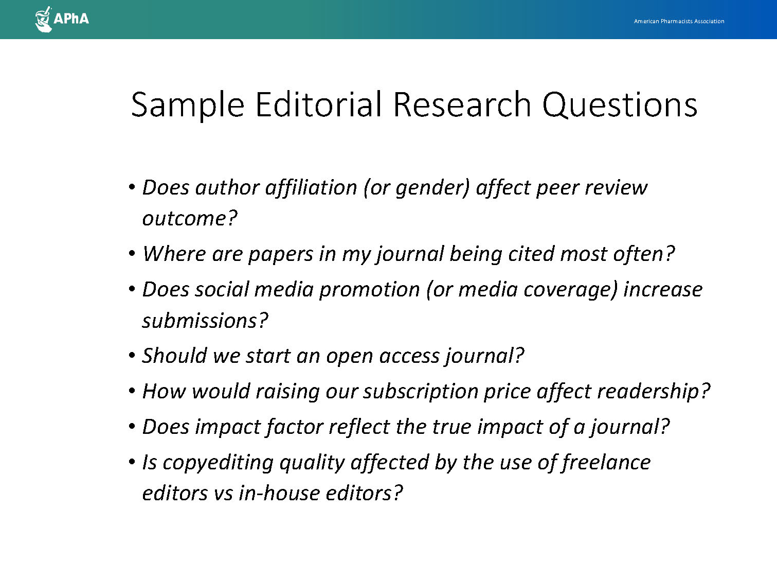 editorial research topics